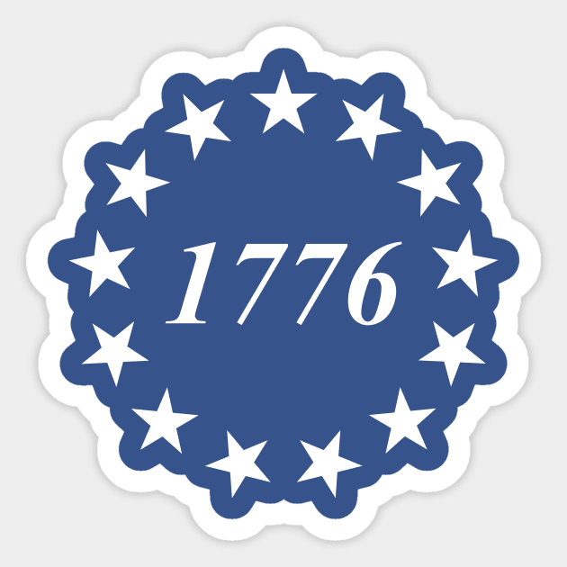 1776 Betsy Ross Sticker by RevolutionOnYou